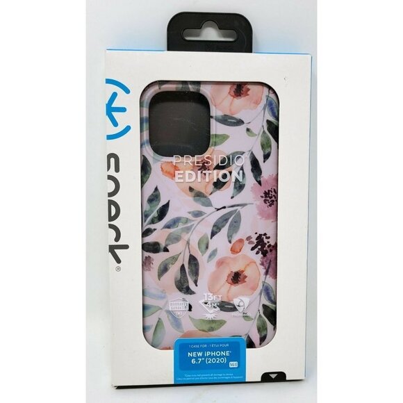 Speck Presidio Edition Case for iPhone 12 Pro Max - Watercolor Roses - Picture 1 of 2